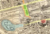 Key to map of Edinburgh Castle, National Galleries and St Giles Church  -  1870