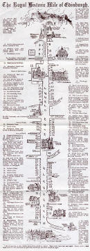 William J Hay  -  Small leaflet  -  Royal Mile Map