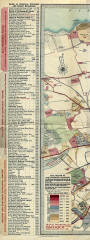Edinburgh Chronological Map  -  Published 1919  -  West section and key