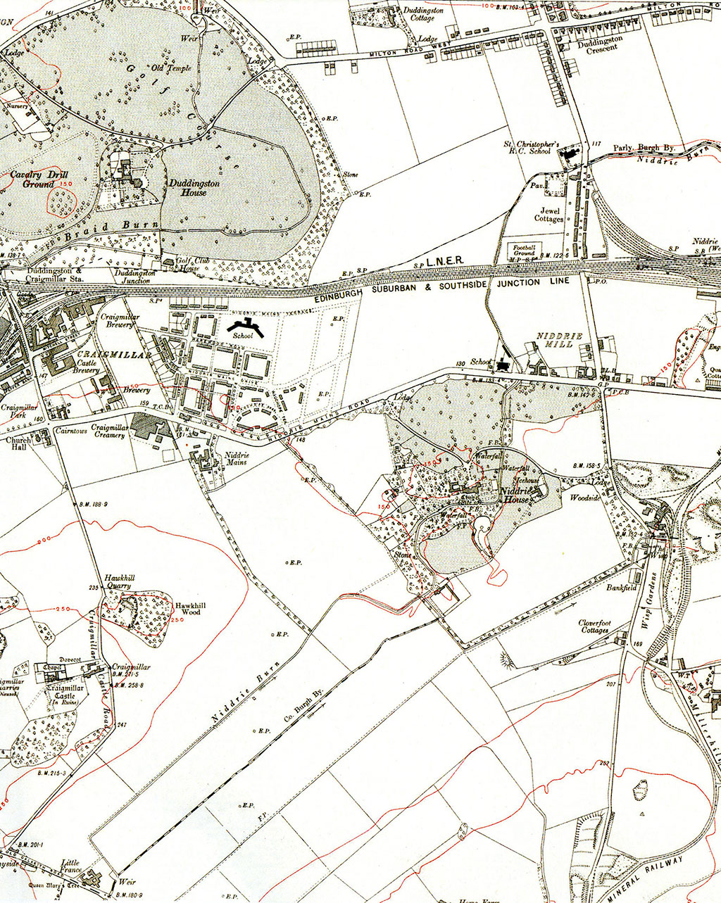 The Wisp - 6 inch Ordnance Survey Map, 1932