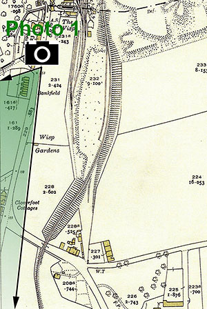 The Wisp  -  25 inch Ordnance Survey Map, 1932 showing the location of The Wisp, Photo 1