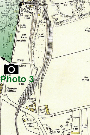 The Wisp  -  25 inch Ordnance Survey Map, 1932 showing the location of The Wisp, Photo 3