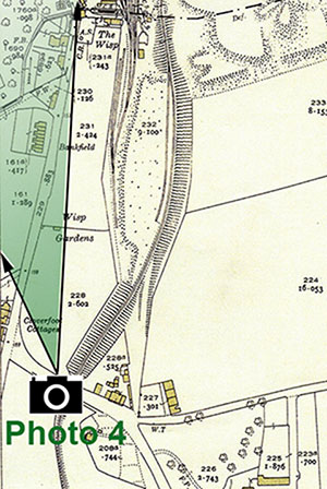 The Wisp  -  25 inch Ordnance Survey Map, 1932 showing the location of The Wisp, Photo 4