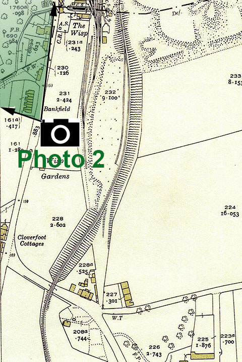 The Wisp  -  25 inch Ordnance Survey Map, 1932 showing the location of The Wisp, Photo 2