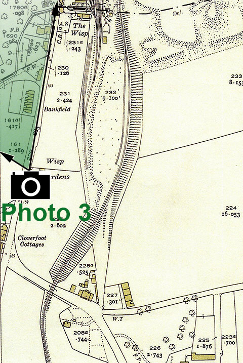 The Wisp  -  25 inch Ordnance Survey Map, 1932 showing the location of The Wisp, Photo 3