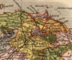 Map of Edinburghshire  -  1884  -  Cramond to Portobello