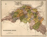 Map of Edinburghshire  -  1884  -  The whold county