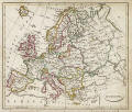 Map  of Europe  -  1813