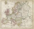 Map  of Europe  -  1813