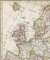 Detail from a map of Europe  -  1813