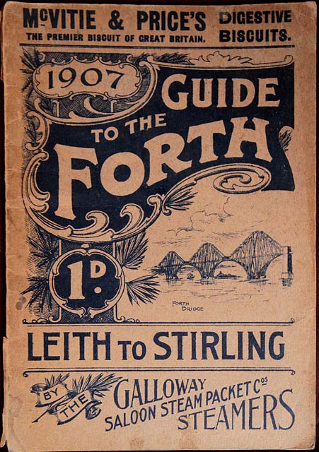 Cover of a Balloon Map of the Firth of Forth, published in 1907