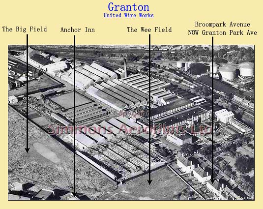 Aerial View of United Wire Works + Legend