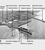 Aeriel view of Granton Harbour - early 1970s