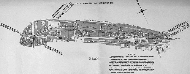 Railways and Proposed Tramway Extension, 1924 - Salamander Street, Leith