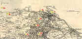 Map from Cramond to Portobello - with links to my photographs taken around 2000