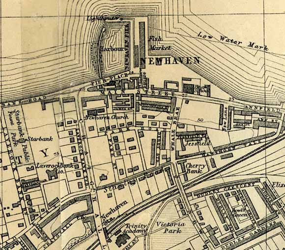 Newhaven Map  -  1917