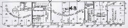 Map of nos 26 to 46 Princes Street, around 1900