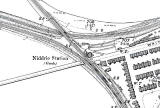 Niddrie Station - 1895 map