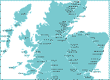 Map of Railways Lines in the North of Scotland