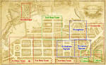 Kirkwood Map of Edinburgh, 1819  -  Key to sections.