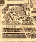 Detail from map of Edinburgh New Town  -  Kirkwood, 1819  -  Second New Town