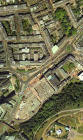 Detail from an aerial photograph of Edinburgh  -  XYZ Digital Map Co, 2001  -  Greenside
