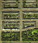 Detail from an aerial photograph of Edinburgh  -  XYZ Digital Map Co, 2001