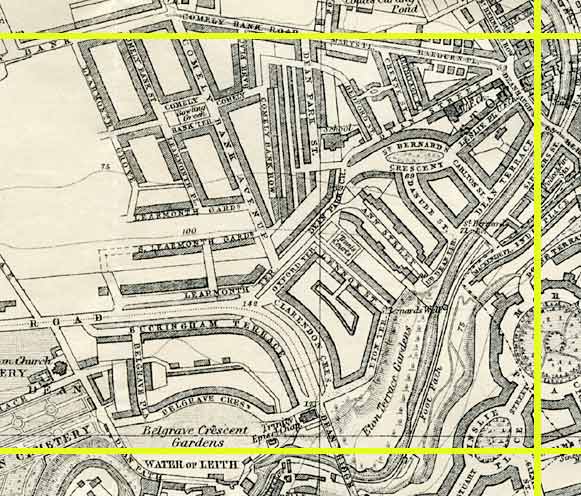 Edinburgh map  -  1925  -  Section E
