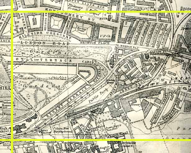 Edinburgh map  -  1925  -  Section H