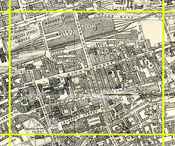 Edinburgh map  - 1925  -  Section K