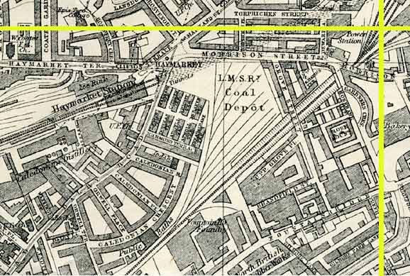 Edinburgh map  -  1925  -  Section M