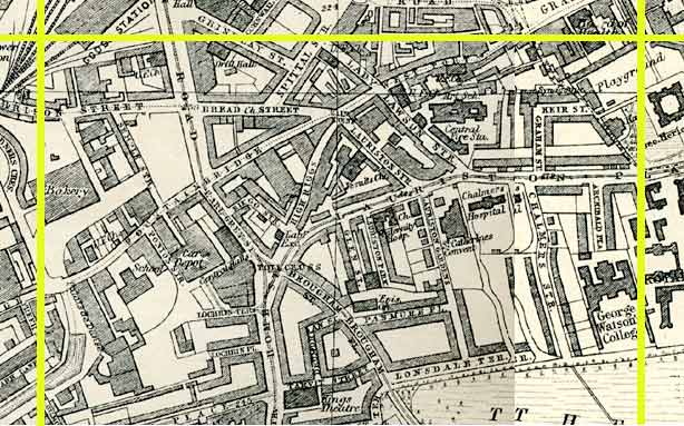 Edinburgh map  -  1925  -  Section N