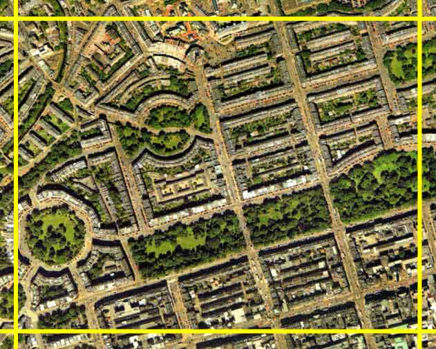 Aerial View of Edinburgh  -  2001  -  Section F