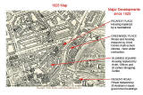 Map of Calton and Broughton - 1925  -  showing the sites of major developments