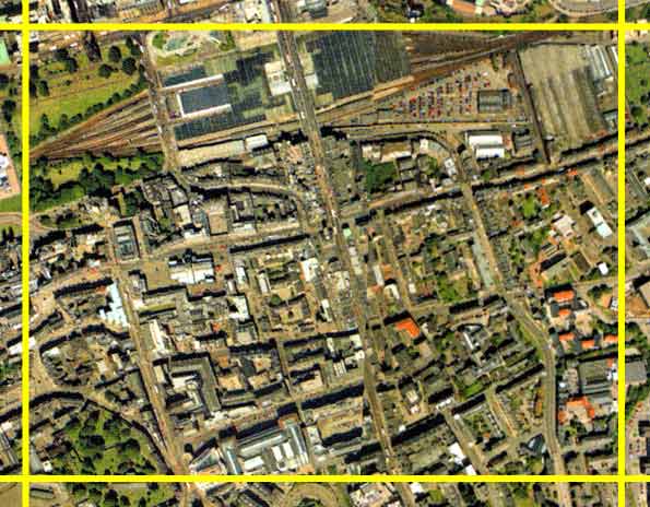 Aerial View of Edinburgh  -  2001  -  Section K