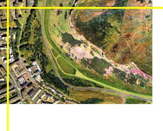 Aerial View of Edinburgh  -  2001  -  Section P
