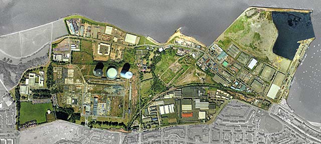 Edinburgh Waterfront  -  Aerial Photograph  -  2001