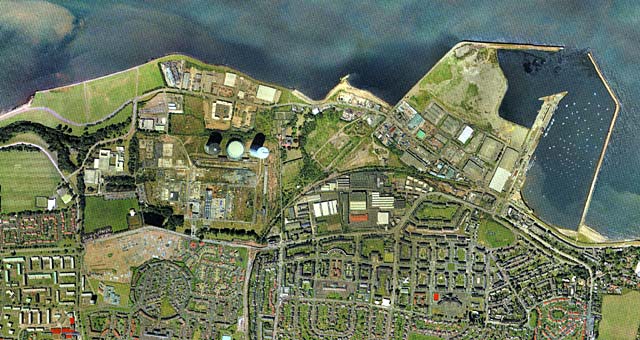 Edinburgh Waterfront and surrounding area  -  zoom-out  -  2001