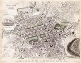 Map of Edinburgh  -  1844  -   Produced for the Society for the Diffusion of Useful Knowledge