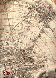 Edinburgh Time-Gun Map  -  1861  -  Edinburgh to Leith  -  without key