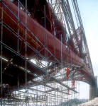 Scaffolders at Work on the Forth Rail Bridge