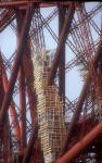 Scaffolders at Work on the Forth Rail Bridge