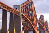 The Forth Rail Bridge  -  Soon after sunrise