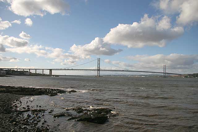 Clouds over the Forth Roadl Bridge  -  23 September 2005