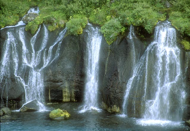 Photograph by Petr Stubbs  -  July 2001  Icelandic Waterfalls