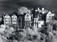 Infra-red photograph  -  Ramsay Garden  -  Photograph taken June 1996