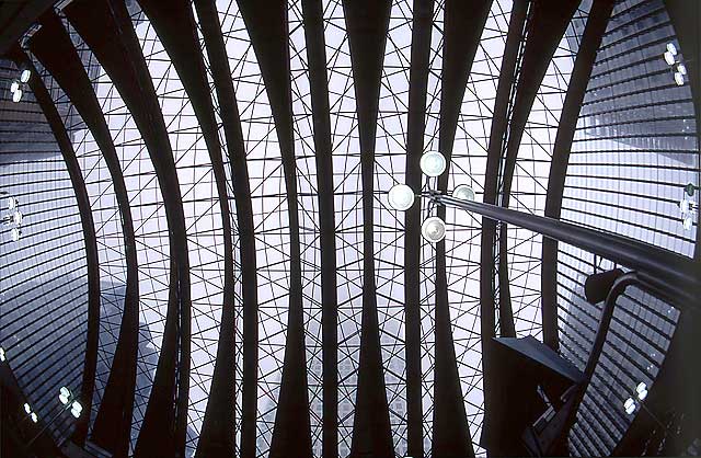 London Docklands  -  Canary Wharf Station Roof 2 