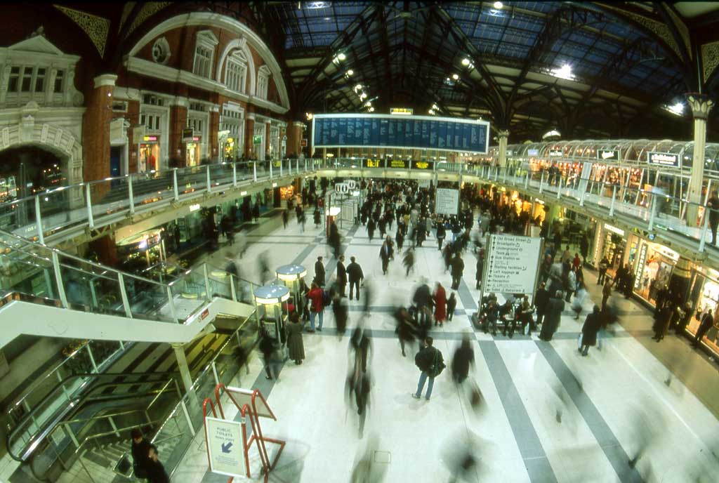 Places on the Monopoly Board  -  Liverpool Street Station, London