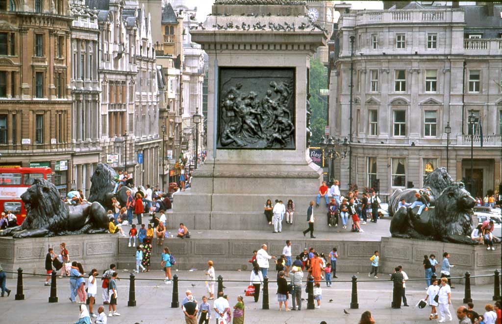 Places on the Monopoly Board  -  Trafalgar Square, London