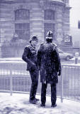 The City of London  -  Two Policemen in Winter